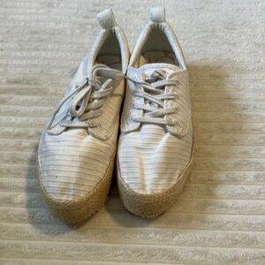 Cream Platform Hurley Sneakers